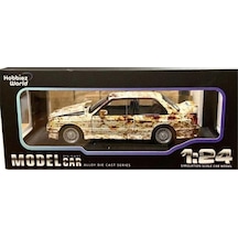Hobbiez World Bmw M3 M3 Damaged Edition 1/24 Model Araba
