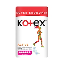 Kotex Ultra Active Süper Ekonomik Paket Uzun 16'lı - 5 Adet Tarı