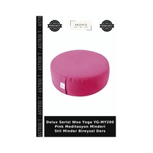 Delux Serisi Woo Yoga Yg-my200 Pink Meditasyon Minderi Stil Minder Bireysel Ders Pembe