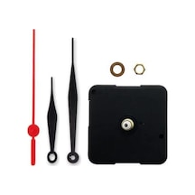 1 Adet, Duvar Saat Mekanizması, 10 Mm Şaft, Sessiz, Saat Motoru, Metal Akrep, Yelkovan, Saniye Standart