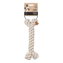 M-pets Coto Örgü Kemik Köpek Oyuncağı Beyaz 30 Cm 244-50012.01