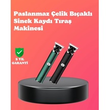 Ceylan Adam Paslanmaz Çelik Bıçaklı Sinek Kaydı Tıraş Makinesi Uzun Ömürlü