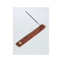 5 Adet Ahşap Kayık Tütsülük Maun Rengi, 25 Cm Uzunluk, Tütsü Tutucu, Incense Boat, Incense Holder