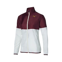 Mizuno Mızuno Printed Jacket Kadın Yağmurluk Beyaz