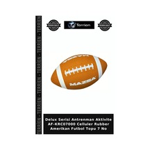 Delux Serisi Antrenman Aktivite Af-krc07000 Celluler Rubber Amerikan Futbol Topu 7 No Çok Renkli