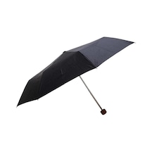 Baginn April Lüx Şemsiye Süper Mini Kare Çizgili Füme 001