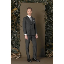 Efor Tk 884 Slim Fit Füme Klasik Takım Elbise Füme
