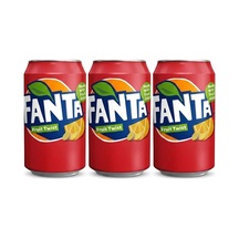 Fanta Fruit Twist Karışık Meyve Aromalı Gazlı İçecek 330 Ml 3 Adet