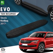 S-dizayn Skoda Kodiaq Evo Siyah Yan Basamak 193 Cm 2017 Üzeri