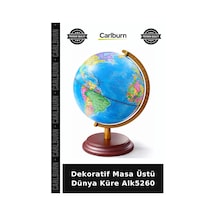 Özel Üretim Ofis Hediyelik Çalışma Masası Aksesuar Dekoratif Masa Üstü Dünya Küre Alk5260
