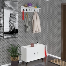Kenzlife Ayakkabılık Çapula3 Byz 53 080 30 Kapaksız 3 Raflı 12 Çift Ayakkabı Kapasitesi Ahşap