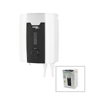Jumbo Premium Beyaz Su Isıtıcı Elektrikli Şofben Duş Başlık 7 Emniyet Termostat 3 Kademeli 8000w