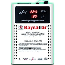 Baysallar Mikro İşlemcili Kombi Voltaj Regülatörü 500V
