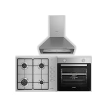 Arçelik AFM 130 I - 611 EI - P 27 YI Inox Ankastre Set