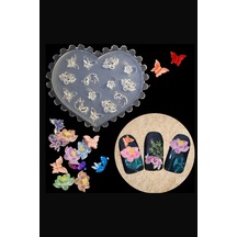 Nail Art Charm Silikon Kalıp Nail Art Desen Kalıbı, Charm Tırnak Süsleme 3d Silikon Kalıp 25