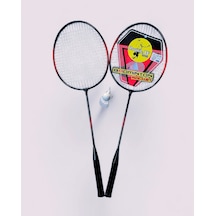 Badminton Raketi Set 2 Raket 1 Top Çantalı