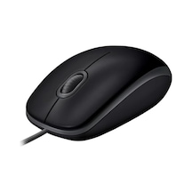 B110 Kablolu Usb Fare, Sessiz Tuşlar, Tam Boyutlu Konforlu Tasarım, İki Elle Kullanılabilir Pc/mac/laptop - Gri