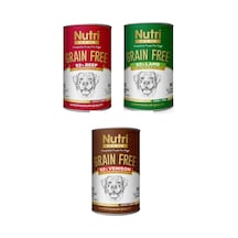 Nutri Canin Tahılsız 3 Çeşit Karma Köpek Konserve 3 x 400 G