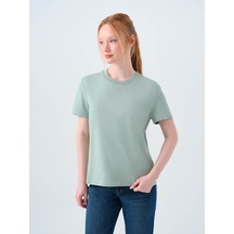 Loft Regular Fit Mint Yeşili Kadın T-shirt Lf2036285 Mint Yeşili