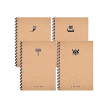Keskin Color Defter Spiralli Sert Kap.la Plume Vik 12x17 80 Yp.çiz.417957-99