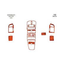 Chevrolet Captiva Torpido Kaplama 2007-2012 12 Parça