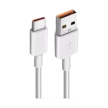 Type C Usb Kablo - Yüksek Hızlı Şarj Kablosu Tip-c 1 Metre 1 Adet