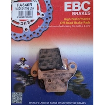Honda Crf 250 X Arka Fren Balatası Ebc Fa346R Sinterli Balata N11.205