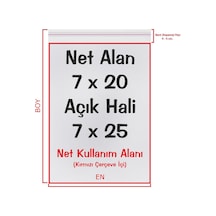 7 x 20+5 CM. (7*25) 100 Adet - Şeffaf Bantlı Yapışkanlı OPP Jelatin