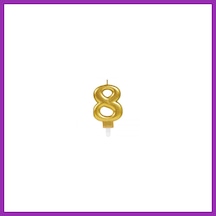Bezos 8 Rakam Mum Gold Renk Bty Diğer