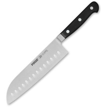 Classic Santoku Bıçağı Oluklu 18 Cm Siyah - 49009