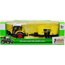 C4736-955-167 Metal  Traktör 18 cm -Asya Oyuncak