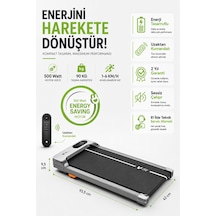 VFİT V-Fit Flat Koşu Bandı 34 x 79 CM Minimal Yürüyüş Bandı Uzaktan Kumandalı & Eğimli