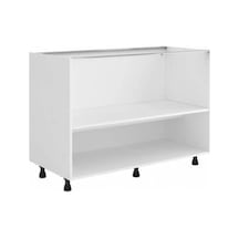 Ate Mutfak Alt Modül 120 Cm Beyaz Tezgah Dahil