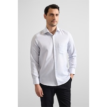Süvari Gri Regular Klasik Yaka Casual Gömlek Gm2025300050-s05 Gri
