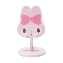 Fochsia Pembe Sevimli Ayarlanabilir Telefon Tutucu Esnek Masaüstü Aksesuarı Pembe