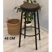 Grande Home Bar Taburesi Siyah - Siyah Minder 48 Cm Çok Renkli