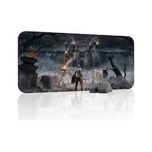 Demon's Souls Kaymaz Dikişli Kauçuk Oyuncu Mousepad V1 - 70x30 Xl Gaming Mouse Pad Fare Altlığı