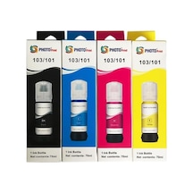 Tr Epson 103 Ecotank L3160 Uyumlu 4 Renk İthal Muadil Mürekkep Seti 4 X 70 Ml Genel