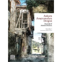 Ankara Araştırmaları Dergisi C7.s1