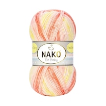Elit Baby Mini Batik Bebe El Örgü İpi Turuncu Sarı 32430
