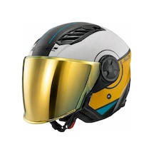 Ls2 Aırflow 2 Cover Kask Siyah Beyaz Kahverengi