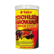 Tropical Cichlid & Arowana Medium Sticks 1000 Ml / 360 Gr