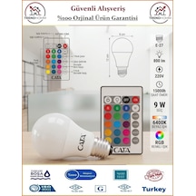 Cata Rgb Led Ampul - Uzaktan Kumandalı - 9 Watt Rgb Işıklı