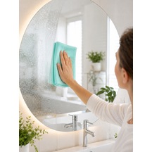 Mikrofiber Cam Bezi Çizmeden Temizlik Sağlayan Yüksek Su Emici Cam Silme Bezi 40x60 Cm