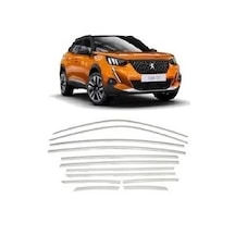 Peugeout 2008 2020+ Tamtur 12 Parça Krom Cam Çıtası