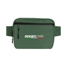 Ducati Corse Text Yeşil Bel Çantası