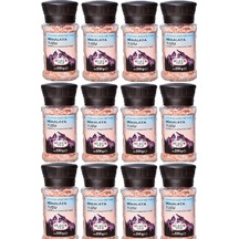 Billur Tuz Himalaya Tuzu Sofrada Öğütmeli 12 x 200 G