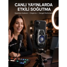 Buğz Telefon Soğutucu Fan Güçlü Hava Akışı İle Etkili Soğutma