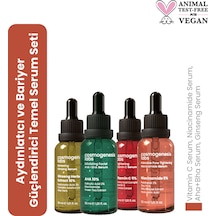 Cosmogenesis Labs Aydınlatıcı ve Bariyer Güçlendirici Temel Serum Seti