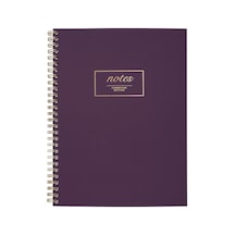 Mead Cambridge Toplantı Defteri/günlük, Mor, 80 Çift Telli Çarşaf, 20 Cm X 17 Cm 49556 Çok Renkli